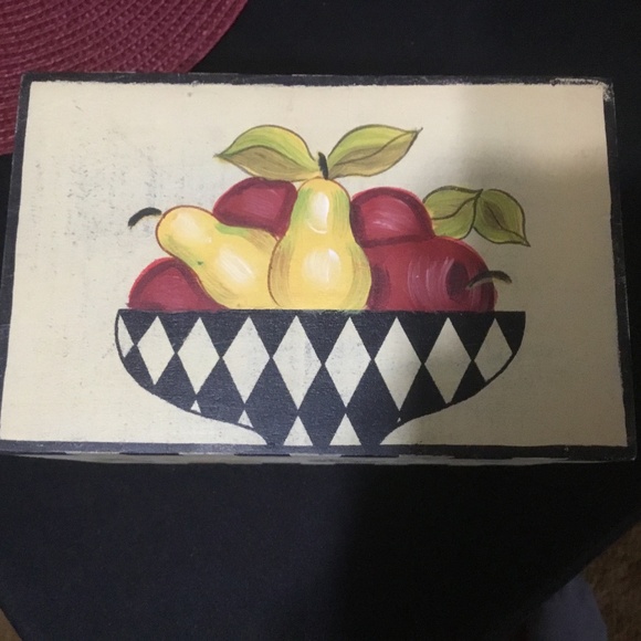 Lillian Vernon Recipe Wooden Box with subject/note cards NICE! - Picture 11 of 13